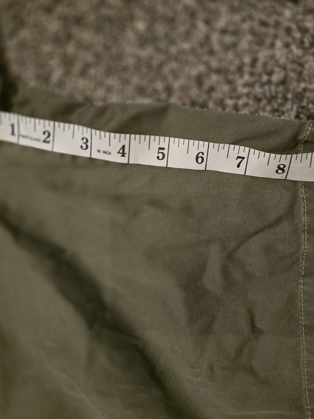 Levi's Olive Green Women's Bermuda Shorts 8 - Picture 6 of 6